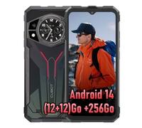 CUBOT Kingkong AX Smartphone Robuste Helio G99, 24 Go + 256Go, 6.58"" FHD+, 100MP, 5100mAh, Android 14 GPS Double SIM 4G, Noir