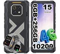CUBOT KINGKONG ES 3 Reconnaissance Faciale 4G Autonomie Exceptionnelle +GT3(W) Noir