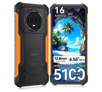 Cubot KingKong ES PRO, smartphone robuste Android, 16 Go (6 Go + 10 Go) de RAM virtuelle, 64 Go/128 Go de ROM, boîtier ultra-fin de 12,8 mm, écran de 6,56 pouces à 90 Hz, batterie de 5100 mAh, 6GB+128