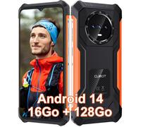 Cubot Kingkong ES Smartphone Robuste 16Go + 128Go 6,56"" HD+ Caméra 48MP 5100mAh Android 14 IP68 Étanche GPS Double SIM 4G - Orange
