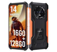 CUBOT Kingkong ES Téléphone incassable Android 14, 16Go+128Go/1 to Telephone Portable Incassable, Écran 6,56''HD+ 90Hz, Caméra 48 MP+16 MP, 5100mAh Smartphone incassable, Dual SIM 4G, Face ID, GPS