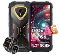 CUBOT KINGKONG MINI 4 4G Double SIM NFC Empreinte Digitale Android 15 Noir