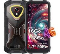 CUBOT Kingkong Mini 4 - Meilleur Petit Smartphone 4.7" - Téléphone Portable Fiable - Android 15 - Dual SIM 4G - 4700mAh - Empreinte Digitale - Antichoc Noir