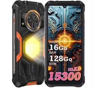 CUBOT Kingkong Power 5 Smartphone Robuste 16Go+ 128Go/1To 15300mAh/33W 64MP 6.88'' Écran IP68 1200LM/136dB Haut-Parleur NFC GPS