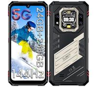 CUBOT Kingkong STAR2 5G Téléphone Portable Incassable 2025 144Hz,24Go+256Go Smartphone Incassable avec 6,72'',100MP+32MP,5100mAh(33W),Octa-Core 3,1Ghz/NFC/Empreinte Digitale/IP68 Étanche,Android 14