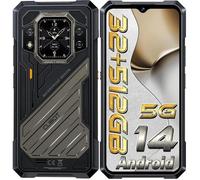 Cubot Kingkong X 5G Smartphone Robuste 32Go + 512 Go 6,58"" FHD+ 100MP Caméra 10200mAh Android 14 IP68 NFC GPS Double SIM - Noir