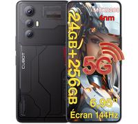 CUBOT MAX 5 Smartphone 5G 24Go + 256Go 6.95"" 144Hz Écran MTK8200 4nm 3.1GHz 100MP caméra 5100mAh Double Sim NFC GPS - Noir