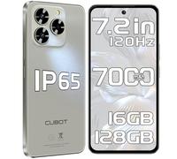 CUBOT Note 60 Smartphone Android 15, 7.2" 120Hz, 7000mAh Téléphone, 16GO+128GO/1TO Telephone Portable Pas Cher, IP65 Protection, 48MP, Smartphone Gaming 4G Dual SIM/NFC/Face ID/OTG/Deux Haut-parleurs