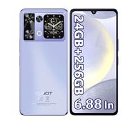 CUBOT P90 Telephone Portable Android 15, 24Go RAM + 256Go ROM/1To MTK G100 Smartphone Pas Cher, Écran 6.88"&120Hz + 1,72" Arrière Téléphone Gaming, 5100mAh/18W, 64MP+16MP, 4G Doble SIM NFC OTG GPS