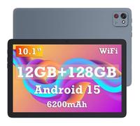 CUBOT Tab 65 Tablette Tactile 10.1"" Écran 12 Go + 128 Go (TF 1To) 6200mAh 13MP+5MP Android 15 Tablette PC WiFi GPS - Gris