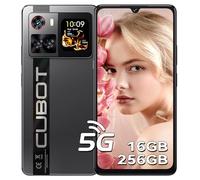 CUBOT X100 5G - Smartphone 6.88" HD+ 120Hz, 16GB RAM (8GB+8GB Ext.), 256GB ROM, Caméra 64MP, Android 15, Dimensity 7025, Noir