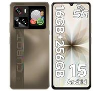 CUBOT X100 Smartphone 5G Android 15, 6.88'' 120Hz, 16GO+256GO Telephone Portable MTK 7025, 64MP+16MP, 5100mAh/33W Téléphone Gaming, 1.72" Écran Arrière, 5G Dual SIM/NFC/Face ID/Deux Haut-parleurs