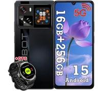 CUBOT X100 - Smartphone 5G, batterie 5100mAh, charge rapide 33W, écran 6.88" HD+ 120Hz - Noir + GT 5 Noir