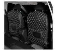 CUBRXEBAT 2 Pièces Protege Siege Voiture, pour Citroen C4 Grand Picasso II 2013-2018 Protection Siege Voiture,Tapis Anti-Coups de Pied Siège Arrière de Voiture,B