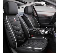 CUBRXEBAT Housse de Siège Auto pour BMW 1 Series 2 Series 3 Series E81 E82 F20 E87 E88 F46, Lot Complet en Cuir Premium, Protection Universelle Compatible Airbag, Design Sportif,B
