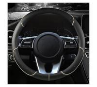 CUBRXEBAT Housse de Volant pour Renault Captur 2018-2023, Couvre Volant en Cuir Microfibre Respirant, Antidérapant et Ajustable Protection de Volant,C-O