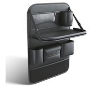 CUBRXEBAT Organisateur Siege Voiture, pour Audi A1 A1 S-Line A1 S A2 A3 S-Line A3 8P 8V A3 1995-2024 2025 Plateau Pliable Multi-Poches Rangement Arriere Tablette Porte-Gobelet Accessoire