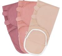 Cubs Couverture d'emmaillotage confortable pour fille et garçon, sac de couchage réglable avec fermeture éclair facilement accessible pour changer les couches, couverture bébé de 3 à 6 mois, pour