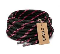 CUBSER - Lacets ronds de qualité supérieure - 2 paires de lacets indéchirables en polyester pour chaussures de randonnée, chaussures de trekking, chaussures de travail, bottes et chaussures