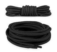 CUBSER - Lacets ronds de qualité supérieure - 2 paires de lacets indéchirables en polyester pour chaussures de randonnée, chaussures de trekking, chaussures de travail, bottes et chaussures