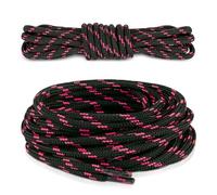 CUBSER - Lacets ronds de qualité supérieure - 2 paires de lacets indéchirables en polyester pour chaussures de randonnée, chaussures de trekking, chaussures de travail, bottes et chaussures