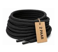 CUBSER - Lacets ronds de qualité supérieure - 2 paires de lacets indéchirables en polyester pour chaussures de randonnée, chaussures de trekking, chaussures de travail, bottes et chaussures
