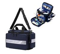 Cubstone Sac de Premier Secours Vide,Sac Secours Médical d'urgence Professionnel Grande Capacité avec Planche Division Intérieur et Fond Antidérapant,Convient à Infirmière,Domicile,EMT,EMS(Navy Blue)