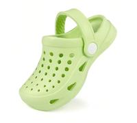 Cubufly Sabots de jardin pour enfants, chaussures aquatiques, sandales d'intérieur et d'extérieur (tout-petits/grands enfants), pomme, 10-11 Little Kid