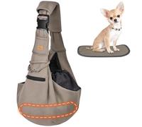 CUBY Sac de transport pour chien, écharpe de transport d'été, maille respirante, mains libres, réglable, pour petits chiens et chats