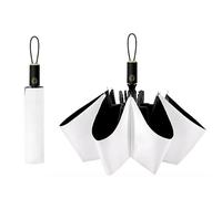 Cuby UV Sun Umbrella Compact Folding Travel Umbrella Auto Open and Close for Windproof, Rainproof & 99% UV Protection Parasol with Black Anti-UV Coating