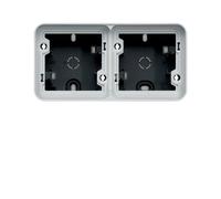 cubyko Boîte dble H ass. gris HAGER WNA682