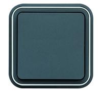 cubyko interrupteur va-et-vient encastré à griffes gris IP55 - HAGER WNE001G