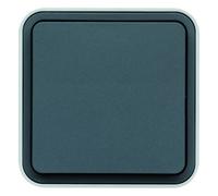 cubyko leaf interrupteur va-et-vient saillie gris IP55 - HAGER WNC001EC