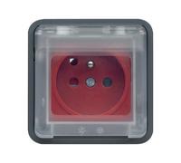 cubyko PC 2P+T détr. ass. gris HAGER WNA105