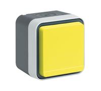 cubyko PC 2P+T saillie jaune HAGER WNC100J