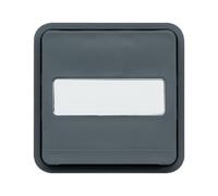 cubyko VV porte-étiq ass. gris HAGER WNA006