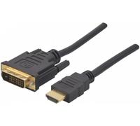 CUC Exertis Connect 127875 câble vidéo et adaptateur 2 m HDMI DVI Noir