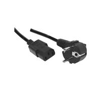 CUC Exertis Connect 808010 : Câble d'alimentation 1.8m, Connecteur C13 vers CEE7/4, 10A, 3 conducteurs 0.75mm², Gaine PVC, Noir, Certification NF