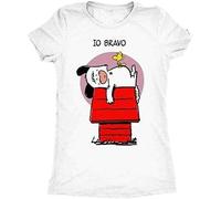 Cuc T Shirt Woman Fun Hello Spank Fanart Cartoon Vintage Years White Manches Courtes(Large)