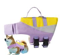 Cuc Veste murale pour chien Veste de sécurité aquatique - Veste flottante tendance pour la piscine pour sauver les animaux de compagnie sur le bateau extérieur