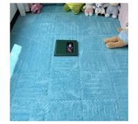 CucCe 20 Tapis à Poils imbriqués, Tapis de Puzzle carrés en Mousse, Tapis rampants découpables antidérapants for Chambre/Salle de Classe Moquette en Mousse(Dark Blue)