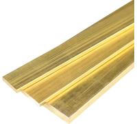 CucCe Barres carrées en laiton Barre plate en laiton, épaisseur 2 mm x largeur 12/14/15/16/18 mm x longueur 500 mm, for assemblage et réparation (DIY).(2 * 12 * 500mm)