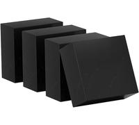 CucCe blocs en caoutchouc Patins en caoutchouc antidérapants, épaisseur 60 à 100 mm, lot de 4, 100 mm x 100 mm(100mm)