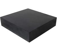 CucCe blocs en caoutchouc Patins en caoutchouc carrés amortisseurs et antidérapants for meubles, machines et machines à laver, lot de 1(25mm)