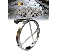 CucCe Câble de nettoyage manuel des canalisations, déboucheur de canalisations en fer plat, adapté aux canaux de drainage d'usine et aux tuyaux d'égout(4cm,L 10m)