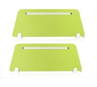 CucCe Cloison de séparation Acoustique for Bureau, Lot de 2, for réduire Le Bruit et Les Distractions visuelles(Green,100X30cm)