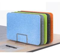 CucCe Cloison de séparation Acoustique for Bureau, Lot de 4 Panneaux de réduction du Bruit autoportants for Salle de Classe(Blu,30X40cm)