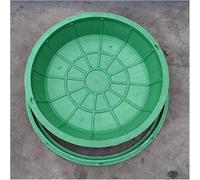 CucCe Couvercle de Regard Invisible Couvercle de Regard Rond en résine for Gazon, Couvercle de Drain Invisible for extérieur for pelouse, Cour, Couvercle de Fosse septique Vert(80cm/31.5in)