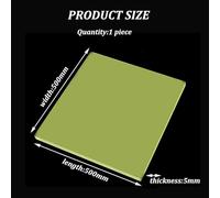 CucCe Feuilles de fibre de verre FR4 Panneau en polyuréthane PU 500 mm x 500 mm, épaisseur 1 mm à 10 mm, for le bricolage et la construction, lot de 2(5mm)