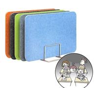 CucCe Lot de 4 Panneaux acoustiques for séparateur de Bureau, Absorbant Le Bruit, réduisant Les Distractions visuelles des étudiants(Orange,30X100cm)